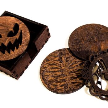 Intra απο ξύλο plywood 3mm-4mm πάχος - Απόκριες σουβέρ Δίασταση 30x30 cm Intraeaxys-r1z2drm1 - Image 1