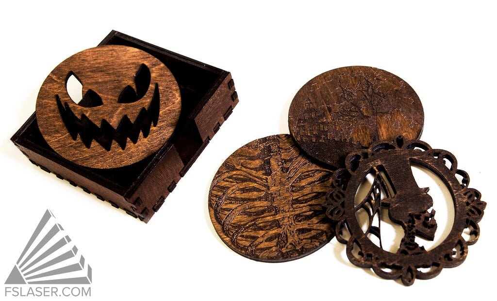 Intra απο ξύλο plywood 3mm-4mm πάχος - Απόκριες σουβέρ Δίασταση 30x30 cm Intraeaxys-r1z2drm1