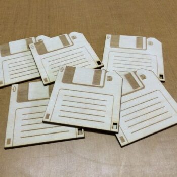 Intra απο ξύλο plywood 3mm-4mm πάχος - Σουβέρ δισκέτας χαραγμένα με λέιζερ Δίασταση 30x30 cm Intraeaxys-67wvm3o2 - Image 1