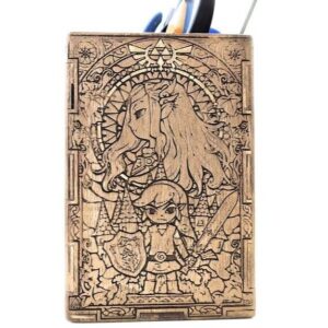 Intra απο ξύλο plywood 3mm-4mm πάχος - Θήκη για στυλό Zelda Δίασταση 30x30 cm Intraeaxys-pok322j7