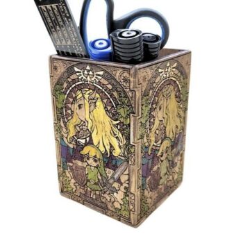 Intra απο ξύλο plywood 3mm-4mm πάχος - Μολυβοθήκη Zelda Δίασταση 30x30 cm Intraeaxys-r7vmxxk7 - Image 3