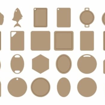 Intra απο ξύλο plywood 3mm-4mm πάχος - Σχέδια σανίδων κοπής Δίασταση 30x30 cm Intraeaxys-ro6y9w67 - Image 1