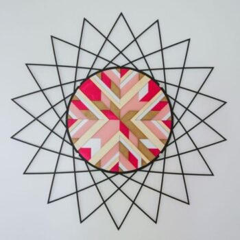 Intra απο ξύλο plywood 3mm-4mm πάχος - Δημιουργική διακόσμηση τοίχου Δίασταση 30x30 cm Intraeaxys-pokmv281 - Image 1