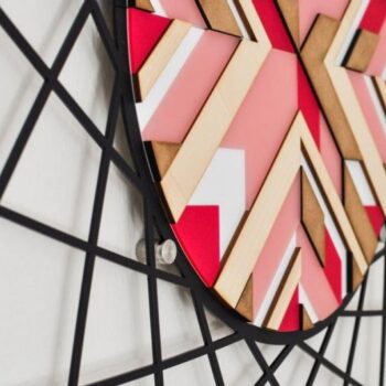 Intra απο ξύλο plywood 3mm-4mm πάχος - Δημιουργική διακόσμηση τοίχου Δίασταση 30x30 cm Intraeaxys-pokmv281 - Image 3