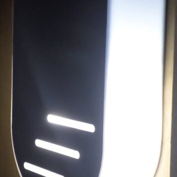 Intra απο ξύλο plywood 3mm-4mm πάχος - Φωτιστικό τοίχου Δίασταση 30x30 cm Intraeaxys-pok30d97 - Image 1