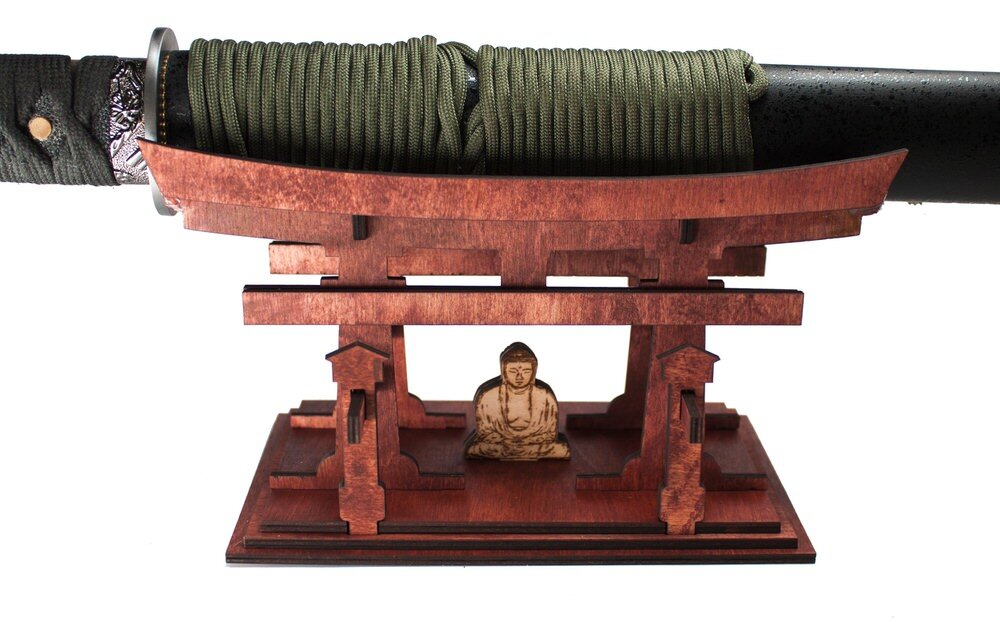 Intra απο ξύλο plywood 3mm-4mm πάχος - Sword Stand Tori Δίασταση 30x30 cm Intraeaxys-lopqml57