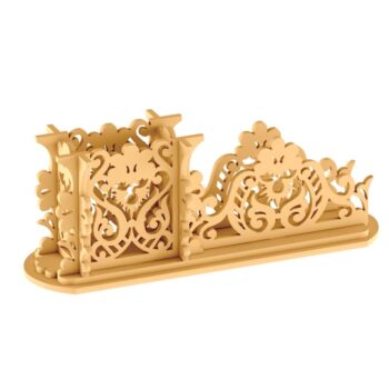 Intra απο ξύλο plywood 3mm-4mm πάχος - Vintage Μολυβοθήκη Retro Desk Organizer Δίασταση 30x30 cm Intraeaxys-91jd9kp1 - Image 1