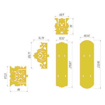 Intra απο ξύλο plywood 3mm-4mm πάχος - Vintage Μολυβοθήκη Retro Desk Organizer Δίασταση 30x30 cm Intraeaxys-91jd9kp1 - Image 3