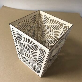 Intra απο ξύλο plywood 3mm-4mm πάχος - Διακοσμητικό αρχείο PDF με θήκη για στυλό και μολύβι Δίασταση 30x30 cm Intraeaxys-6o3ye6q7 - Image 3