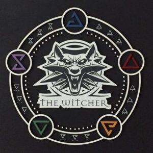 Intra απο ξύλο plywood 3mm-4mm πάχος - The Witcher Decor Δίασταση 30x30 cm Intraeaxys-6o3ymv37