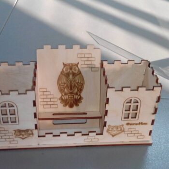 Intra απο ξύλο plywood 3mm-4mm πάχος - Ξύλινη βάση γραφείου Organizer για στυλό Κινητό Δίασταση 30x30 cm Intraeaxys-eo0q0d91 - Image 1