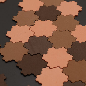 Intra απο ξύλο plywood 3mm-4mm πάχος - Gosper Island Flowsnake Δίασταση 30x30 cm Intraeaxys-voq28n5o - Image 1