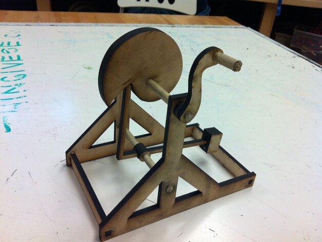 Intra απο ξύλο plywood 3mm-4mm πάχος - Το Cam Hammer του Da Vinci Δίασταση 30x30 cm Intraeaxys-qommek5o