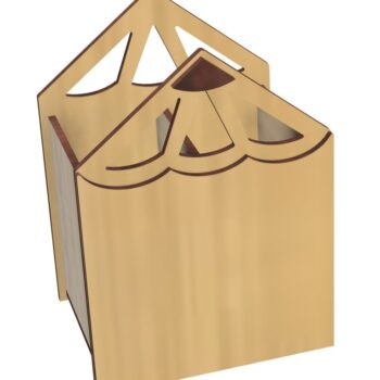 Intra απο ξύλο plywood 3mm-4mm πάχος - Μολυβοθήκη σε σχήμα μολυβιού Δίασταση 30x30 cm Intraeaxys-eo208v47 - Image 1