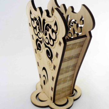 Intra απο ξύλο plywood 3mm-4mm πάχος - Ξύλινη Μολυβοθήκη Δίασταση 30x30 cm Intraeaxys-r1z2pll1 - Image 1