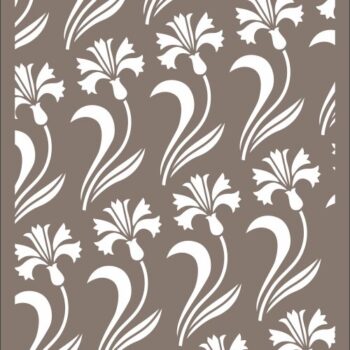 Intra απο ξύλο plywood 3mm-4mm πάχος - Άνευ ραφής Floral μοτίβο διαιρέτη δωματίων Δίασταση 30x30 cm Intraeaxys-qomm6nro - Image 1