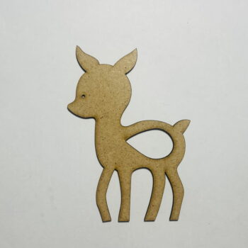 Intra απο ξύλο plywood 3mm-4mm πάχος - Ημιτελής κοπή ξύλου σε σχήμα ελαφιού Δίασταση 30x30 cm Intraeaxys-joed49n1 - Image 1