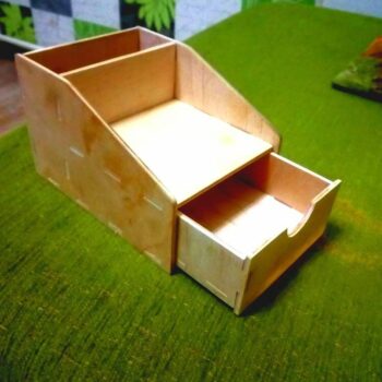 Intra απο ξύλο plywood 3mm-4mm πάχος - Μίνι Μολύβι Organizer με Συρτάρι 4 χλστ Δίασταση 30x30 cm Intraeaxys-d1lvnjpo - Image 1