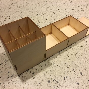 Intra απο ξύλο plywood 3mm-4mm πάχος - Organizer γραφείου 3mm Δίασταση 30x30 cm Intraeaxys-eo20e0l7 - Image 1