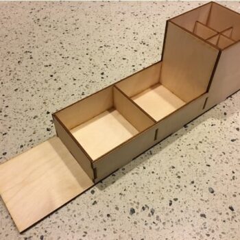 Intra απο ξύλο plywood 3mm-4mm πάχος - Organizer γραφείου 3mm Δίασταση 30x30 cm Intraeaxys-eo20e0l7 - Image 4