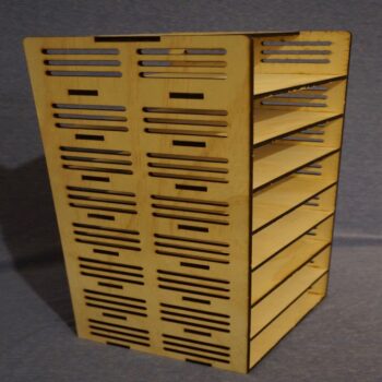 Intra απο ξύλο plywood 3mm-4mm πάχος - Ράφια αποθήκευσης επιφάνειας εργασίας 5mm Δίασταση 30x30 cm Intraeaxys-lopqzjx7 - Image 3