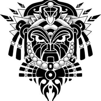 Intra απο ξύλο plywood 3mm-4mm πάχος - Χαράξτε τα σχέδια των Μαορί Δίασταση 30x30 cm Intraeaxys-d1lvw0xo - Image 1