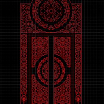 Intra απο ξύλο plywood 3mm-4mm πάχος - باب تفريغ شريف قرني Δίασταση 30x30 cm Intraeaxys-qomm2qro - Image 1