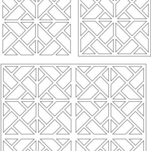 Intra απο ξύλο plywood 3mm-4mm πάχος - Διακοσμητικό σχέδιο πάνελ Δίασταση 30x30 cm Intraeaxys-qommegko