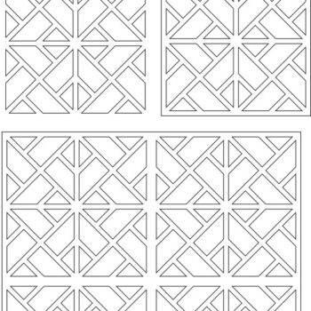 Intra απο ξύλο plywood 3mm-4mm πάχος - Διακοσμητικό σχέδιο πάνελ Δίασταση 30x30 cm Intraeaxys-qommegko - Image 1