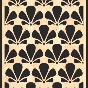 Intra απο ξύλο plywood 3mm-4mm πάχος - Μοτίβο πάνελ με διακοσμητικό πλέγμα MDF Δίασταση 30x30 cm Intraeaxys-d1lv68zo