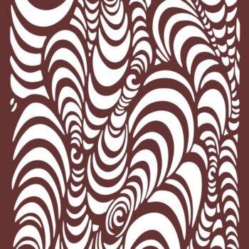 Intra απο ξύλο plywood 3mm-4mm πάχος - Μοτίβο με αφηρημένα σχήματα διάνυσμα Δίασταση 30x30 cm Intraeaxys-r7vmd5z7 - Image 1