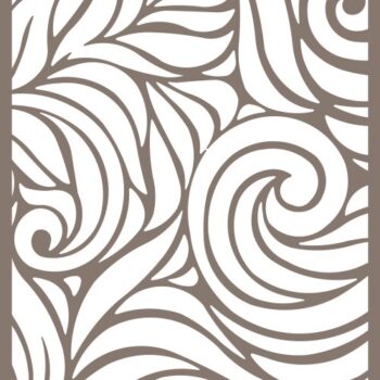 Intra απο ξύλο plywood 3mm-4mm πάχος - Μοντέρνο μοτίβο λουλουδιών χωρίς ραφή Δίασταση 30x30 cm Intraeaxys-d1lvm2xo - Image 1