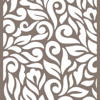 Intra απο ξύλο plywood 3mm-4mm πάχος - Αφηρημένο Floral χωρίς ραφή πρότυπο Δίασταση 30x30 cm Intraeaxys-voq2dl5o - Image 1