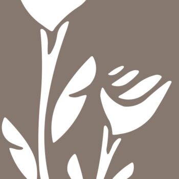 Intra απο ξύλο plywood 3mm-4mm πάχος - Λευκό Άνευ ραφής Floral διάνυσμα Δίασταση 30x30 cm Intraeaxys-075yd8ko - Image 1