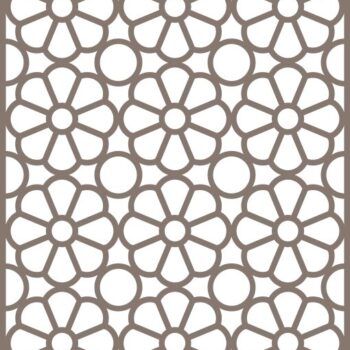 Intra απο ξύλο plywood 3mm-4mm πάχος - Άνευ ραφής σχέδιο λουλουδιών Δίασταση 30x30 cm Intraeaxys-078yymno - Image 1