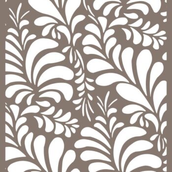 Intra απο ξύλο plywood 3mm-4mm πάχος - Μοτίβο οθόνης λουλουδιών απορρήτου Δίασταση 30x30 cm Intraeaxys-pok33nd7 - Image 1