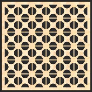 Intra απο ξύλο plywood 3mm-4mm πάχος - Διακοσμητικό μοτίβο οθόνης MDF Δίασταση 30x30 cm Intraeaxys-r1z29zn1