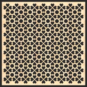 Intra απο ξύλο plywood 3mm-4mm πάχος - Διακοσμητικό μοτίβο πλακέτας πάνελ γρίλιας Δίασταση 30x30 cm Intraeaxys-yon0pl27