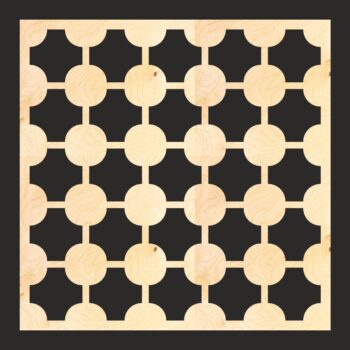 Intra απο ξύλο plywood 3mm-4mm πάχος - Μοτίβο οθόνης MDF Δίασταση 30x30 cm Intraeaxys-eo20zw67 - Image 1