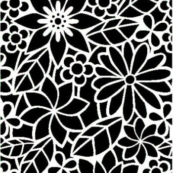 Intra απο ξύλο plywood 3mm-4mm πάχος - Αφηρημένο Floral σχέδιο Δίασταση 30x30 cm Intraeaxys-r1z29dw1 - Image 1