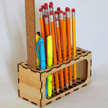 Intra απο ξύλο plywood 3mm-4mm πάχος - Επιτραπέζιο Μολύβι Organizer 3mm Δίασταση 30x30 cm Intraeaxys-r7vm2867 - Image 1