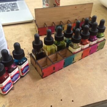 Intra απο ξύλο plywood 3mm-4mm πάχος - Οργανωτής ακουαρέλας Δίασταση 30x30 cm Intraeaxys-r7vmnnk7 - Image 1