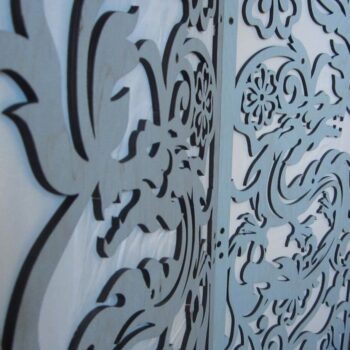 Intra απο ξύλο plywood 3mm-4mm πάχος - Διακοσμητική Σίτα 6mm Κόντρα πλακέ 475x1475mm Δίασταση 30x30 cm Intraeaxys-voq2yqqo - Image 6