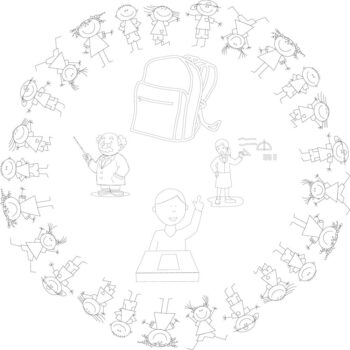 Intra απο ξύλο plywood 3mm-4mm πάχος - Διακόσμηση τοίχου σχολείου Δίασταση 30x30 cm Intraeaxys-r1z265w1 - Image 1