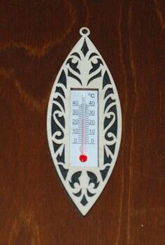 Intra απο ξύλο plywood 3mm-4mm πάχος - Ξύλινο κάλυμμα θερμομέτρου τοίχου Δίασταση 30x30 cm Intraeaxys-m1d6l6e7 - Image 1