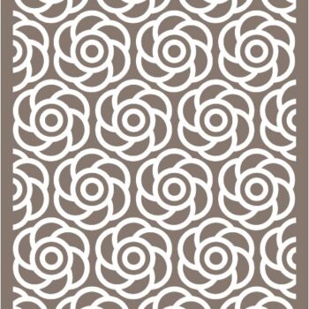 Intra απο ξύλο plywood 3mm-4mm πάχος - Κυκλικό αφηρημένο μοτίβο Δίασταση 30x30 cm Intraeaxys-m1d663x7 - Image 1