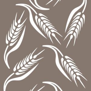 Intra απο ξύλο plywood 3mm-4mm πάχος - Διάνυσμα μοτίβο σίτου Δίασταση 30x30 cm Intraeaxys-zo9yy247