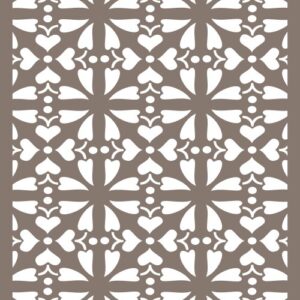 Intra απο ξύλο plywood 3mm-4mm πάχος - Μοτίβο σχεδίων Jali Δίασταση 30x30 cm Intraeaxys-eoxllejo