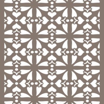 Intra απο ξύλο plywood 3mm-4mm πάχος - Μοτίβο σχεδίων Jali Δίασταση 30x30 cm Intraeaxys-eoxllejo - Image 1