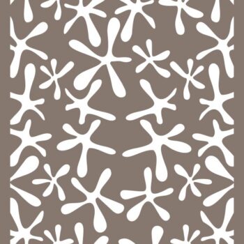 Intra απο ξύλο plywood 3mm-4mm πάχος - Αφηρημένη λουλούδια οθόνη μοτίβο διάνυσμα Δίασταση 30x30 cm Intraeaxys-eo4qq9d7 - Image 1